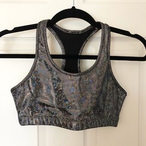 Holographic Sports Bra/Top